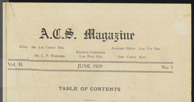 ACS Magazine 1929